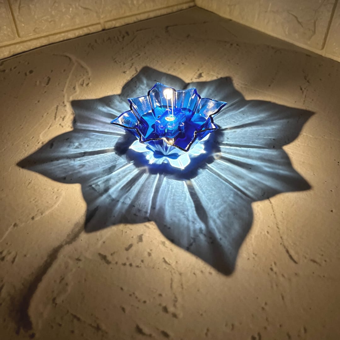 3D Reflective Rangoli Diya β Set of 12