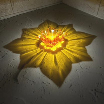 3D Reflective Rangoli Diya – Set of 12